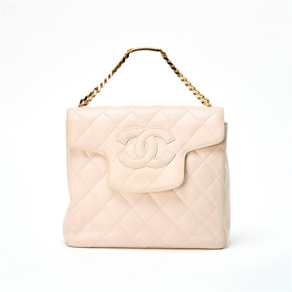 CHANEL マトラッセ 1980~1990年頃 ハンドバッグ ピンク ラムスキン