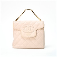 CHANEL マトラッセ 1980~1990年頃 ハンドバッグ ピンク ラムスキン
