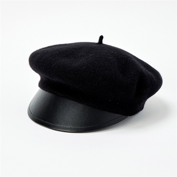 Christian Dior 帽子 57 ブラック ウール
