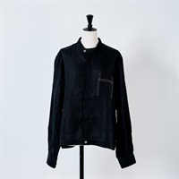 【真贋コメ兵出品】HERMES シャツ 39 ブラック リネン