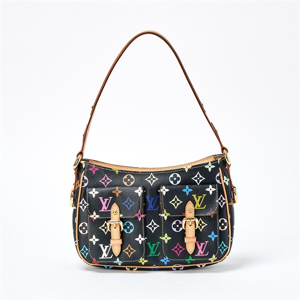 LOUIS VUITTON モノグラムマルチカラー ロッジPM ショルダーバッグ M40052 ノワール マルチカラー PVC