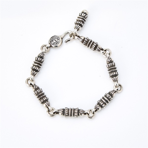 CHROME HEARTS バレルリンク ブレスレット 7LINK シルバー 925
