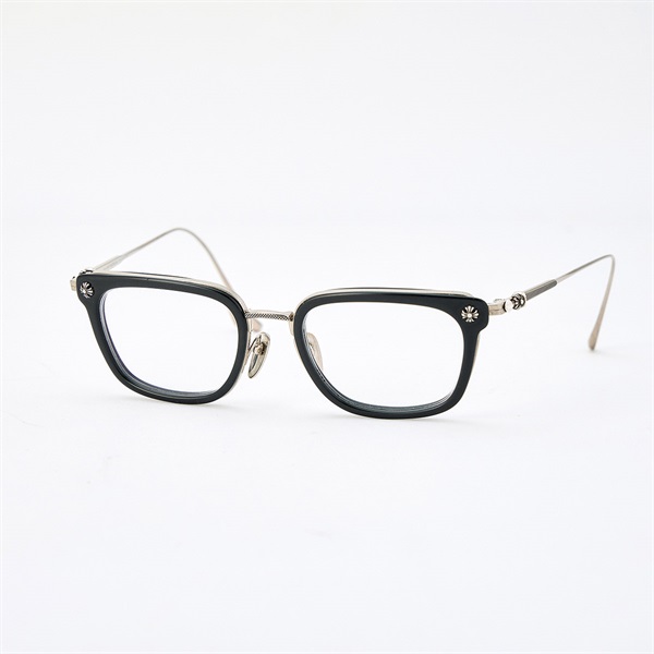 CHROME HEARTS GIZZNME CHプラス 眼鏡 ブラック シルバー 925 プラスチック