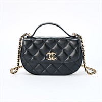 CHANEL マトラッセ 2021年 ショルダーバッグ ブラック ゴールド シャイニーラムスキン