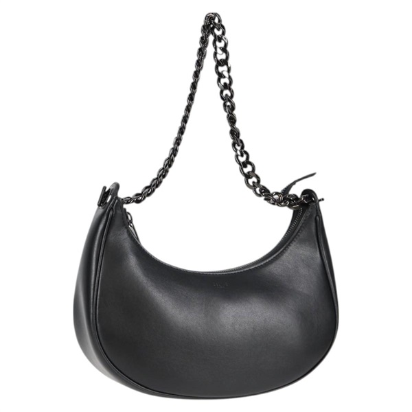 CELINE AVA チェーンミディアム ショルダーバッグ ブラック ブラック レザー