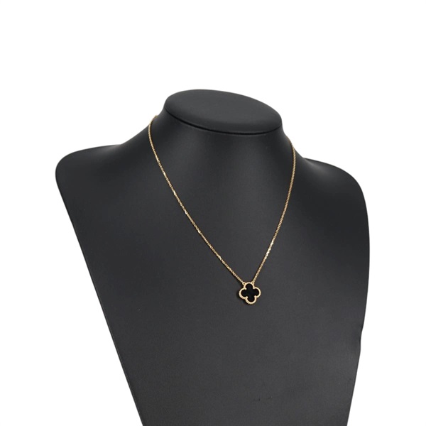 Van Cleef & Arpels ヴィンテージ アルハンブラ ネックレス ゴールド ブラック 750YG オニキス
