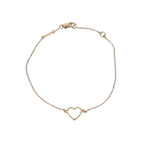 Van Cleef & Arpels スウィート アルハンブラ ハート ブレスレット イエローゴールド ホワイト 750YG マザーオブパール