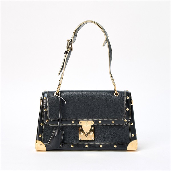 【原宿店限定】LOUIS VUITTON スハリ タランテュー ショルダーバッグ M91820 ブラック ゴールド レザー