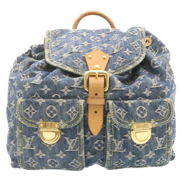 【原宿店限定】ルイ・ヴィトン LOUIS VUITTON サック アド GM バックパック モノグラムデニム ブルー M95056 レディース 23330AM