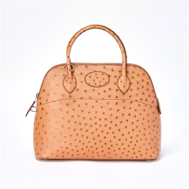 【原宿店限定】HERMES ボリード 31 2004年 □H ハンドバッグ チェスナッツ シルバー オーストリッチ