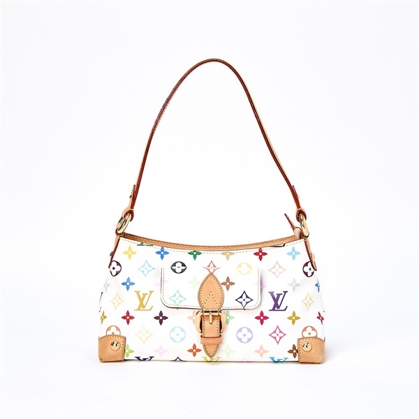 LOUIS VUITTON エライザ モノグラムマルチカラー ショルダーバッグ M40098 マルチカラー ブロン ゴールド PVC