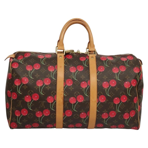 【原宿店限定】LOUIS VUITTON キーポル45 ボストンバッグ モノグラム チェリー M95011 レディース BD1558AM