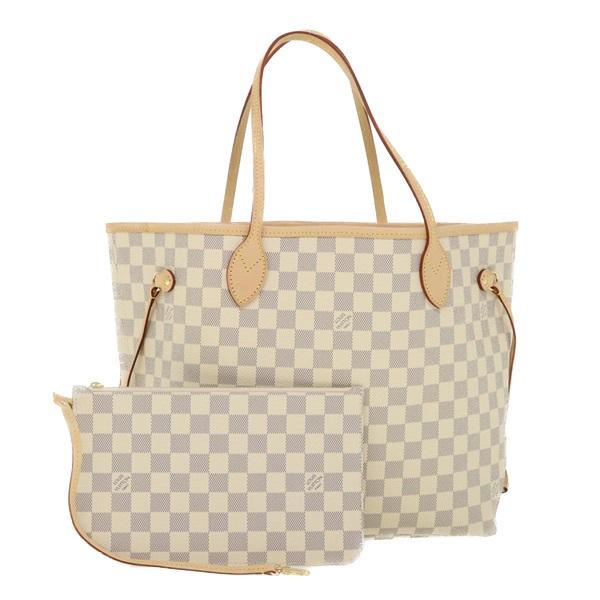 【原宿店限定】ルイ・ヴィトン LOUIS VUITTON ネヴァーフルMM トートバッグ ダミエ アズール N41605 レディース 54444SAV