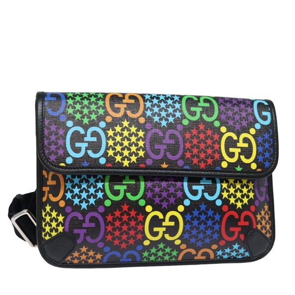グッチ GUCCI ボディバッグ GGサイケデリック PVCレザー マルチカラー 598113 レディース am6503A
