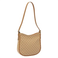 【原宿店限定】セリーヌ CELINE ショルダーバッグ マカダムキャンバス PVC ベージュ ゴールド レディース yk17723AV