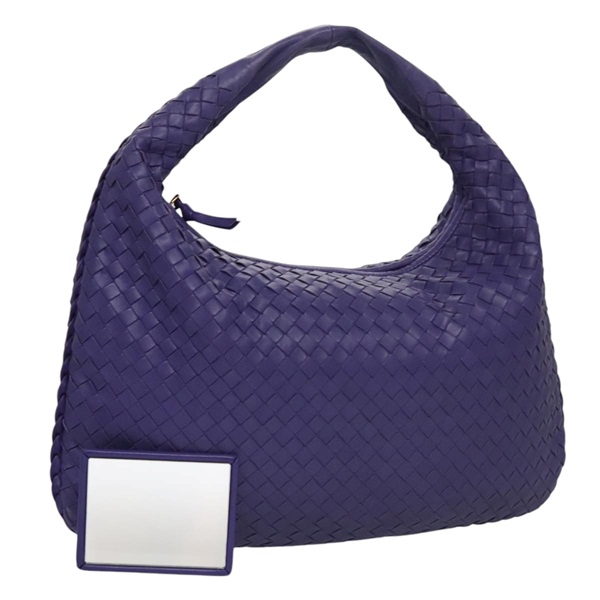 【原宿店限定】ボッテガヴェネタ BOTTEGAVENETA ホーボー ショルダーバッグ レザー パープル レディース mr793M