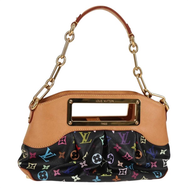 【原宿店限定】ルイ・ヴィトン LOUIS VUITTON ジュディ PM ハンドバッグ モノグラムマルチカラー 2way ブラック M40258 レディース 126485V