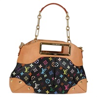 【原宿店限定】ルイ・ヴィトン LOUIS VUITTON ジュディ MM  ハンドバッグ モノグラムマルチカラー 2Way ブラック M40256 レディース 131092V