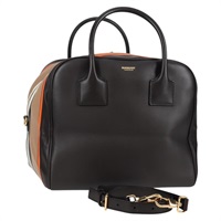 【原宿店限定】バーバリー BURBERRY ハンドバッグ レザー 2way ブラック ゴールド レディース PP726V