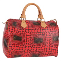 【原宿店限定】ルイ・ヴィトン LOUIS VUITTON スピーディ30 ハンドバッグ モノグラム ドットインフィニティ 草間彌生 M40693 レディース 126590V