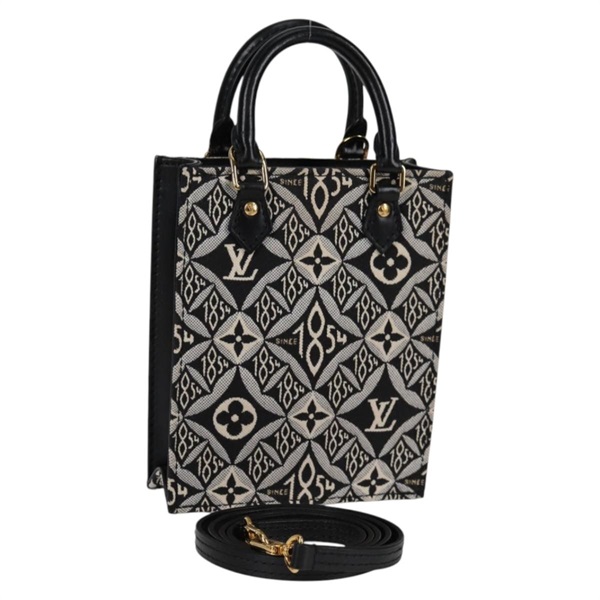 【原宿店限定】ルイ・ヴィトン LOUIS VUITTON プティット サックプラ ハンドバッグ プレオウンド SINCE 1854 2way ブラック M80484 レディース 132612M