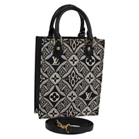 【原宿店限定】ルイ・ヴィトン LOUIS VUITTON プティット サックプラ ハンドバッグ プレオウンド SINCE 1854 2way ブラック M80484 レディース 132612M