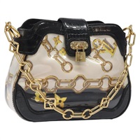 【原宿店限定】ルイ・ヴィトン LOUIS VUITTON サックフラール ショルダーバッグ モノグラムチャーム ブラック M95151 レディース 115228V