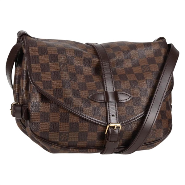 【原宿店限定】ルイ・ヴィトン LOUIS VUITTON ソミュール30 ショルダーバッグ ダミエ エベヌ SPO N48081 レディース 130461V