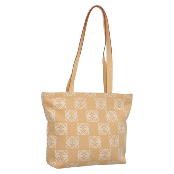【原宿店限定】ロエベ LOEWE トートバッグ アナグラム キャンバス ベージュ レディース BA887