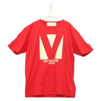 ヴァレンティノ VALENTINO シャツ Tシャツ コットン レッド レディース ym007M