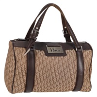 【原宿店限定】クリスチャンディオール Christian Dior ハンドバッグ トロッターキャンバス ベージュ ブラウン レディース 133870V