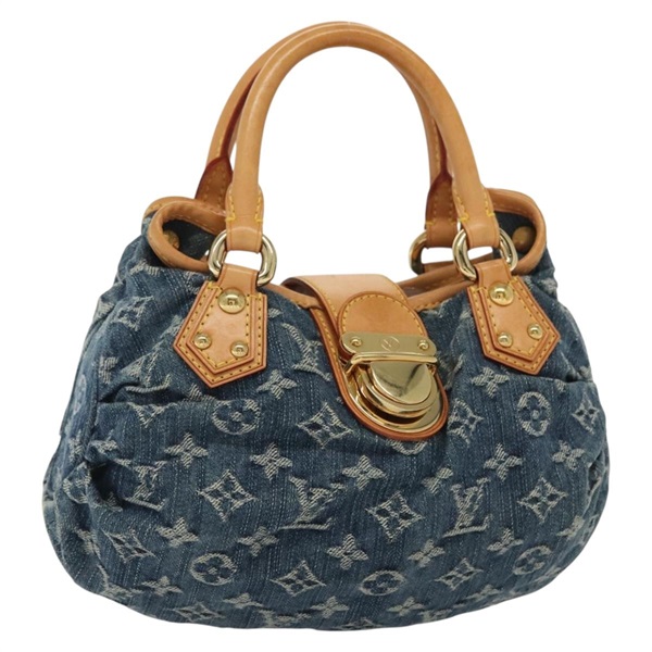 【原宿店限定】ルイ・ヴィトン LOUIS VUITTON プリーティ ハンドバッグ モノグラムデニム ブルー M95020 レディース 130743V