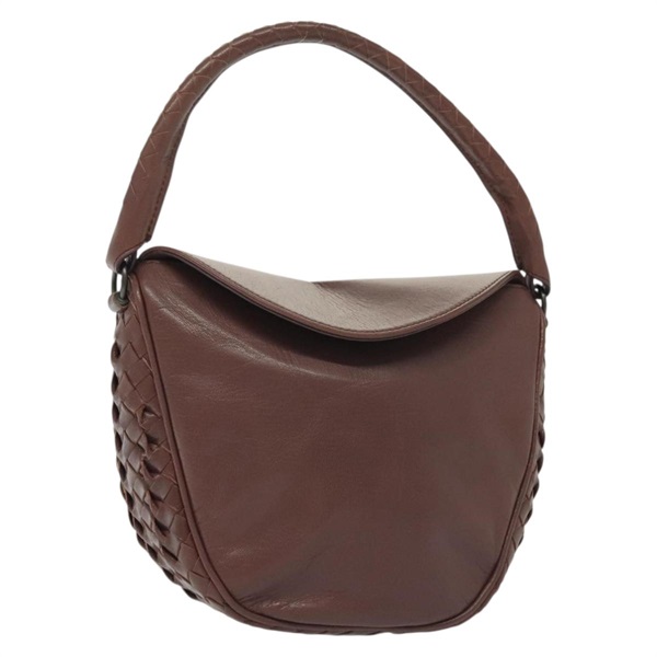 【原宿店限定】ボッテガヴェネタ BOTTEGAVENETA ハンドバッグ イントレチャート レザー パープル レディース SW1480V