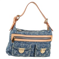 【原宿店限定】ルイ・ヴィトン LOUIS VUITTON バギーPM ショルダーバッグ モノグラムデニム ブルー M95049 レディース yk19384V
