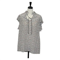 【原宿店限定】ルイ・ヴィトン LOUIS VUITTON シャツ ブラウス シルク ホワイト レディース 137476M