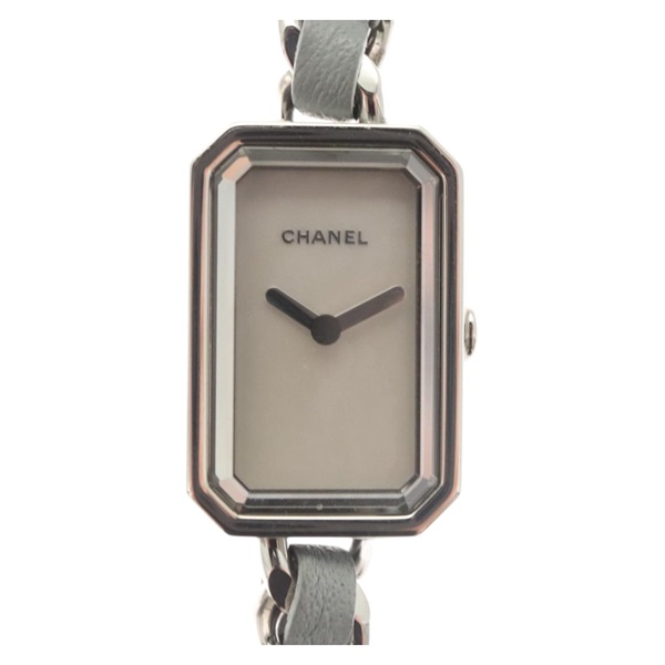 【原宿店限定】シャネル CHANEL プルミエール ロック　ホワイト シェル 腕時計 ステンレススチール 世界限定 1000本 ホワイト H4327 レディース 117140M