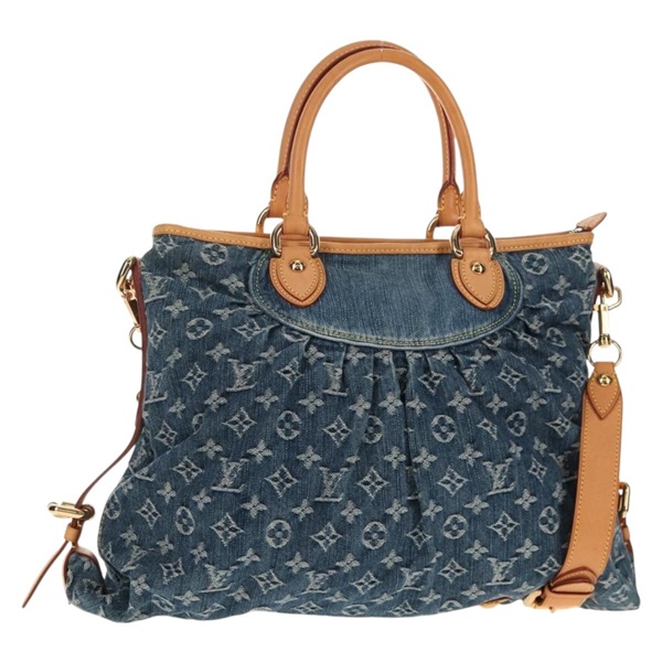 【原宿店限定】ルイ・ヴィトン LOUIS VUITTON ネオカヴィMM ハンドバッグ モノグラムデニム ブルー M95349 レディース 145267V