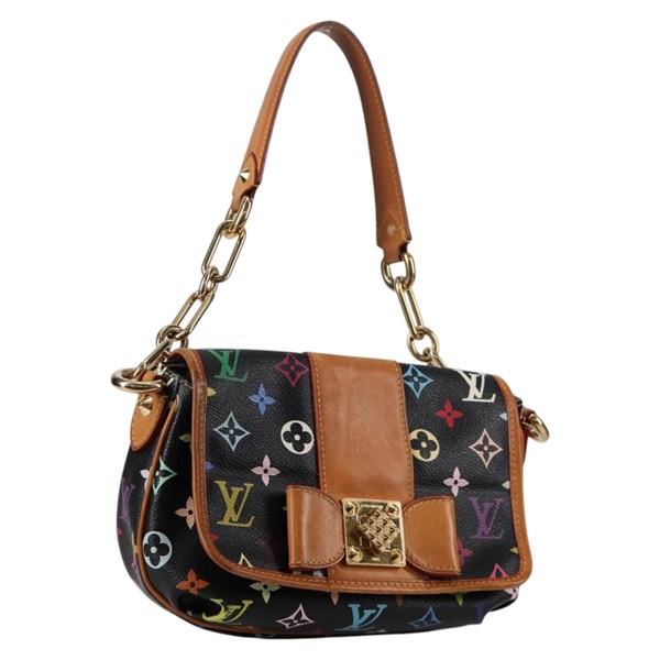 【原宿店限定】ルイ・ヴィトン LOUIS VUITTON パティ ショルダーバッグ モノグラム・マルチカラー ブラック M40306 レディース 134874V
