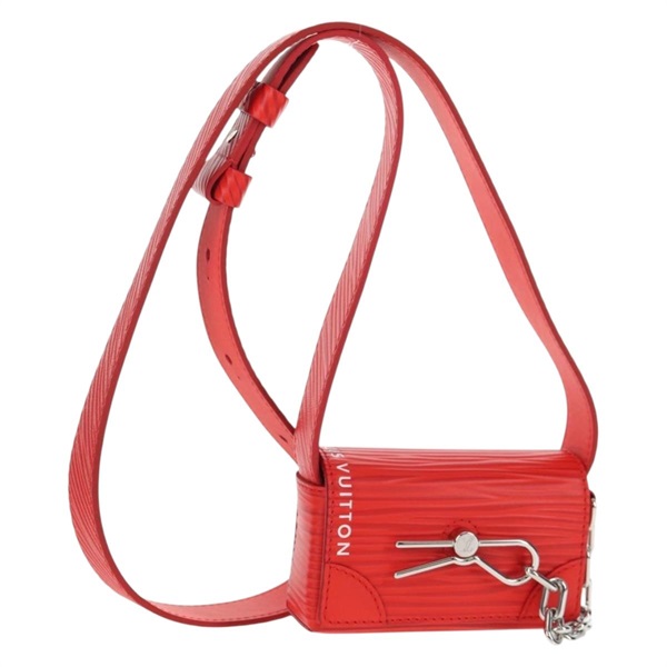 【原宿店限定】ルイ・ヴィトン LOUIS VUITTON ミクロ スティーマー ショルダーバッグ レザー レッド M23837 レディース 137151M