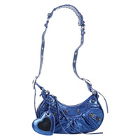 【原宿店限定】バレンシアガ BALENCIAGA ルカゴール ショルダーバッグ レザー ブルー 671309 レディース 138394M