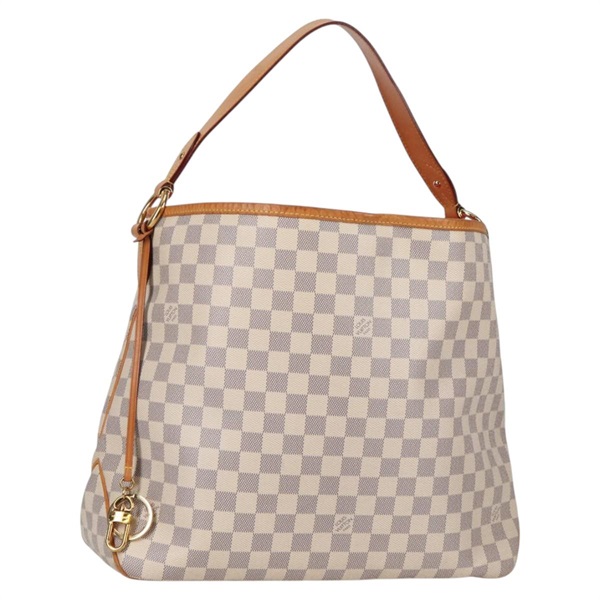 【原宿店限定】ルイ・ヴィトン LOUIS VUITTON ディライトフルMM ショルダーバッグ ダミエ アズール N41448 レディース 142302V
