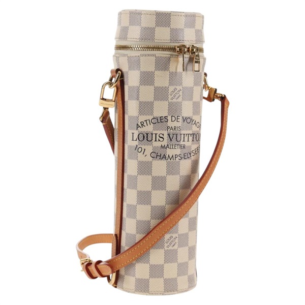 【原宿店限定】ルイ・ヴィトン LOUIS VUITTON ポルトブテイユ ショルダーバッグ ダミエ アズール ボトルホルダー GI0373 レディース 128175V