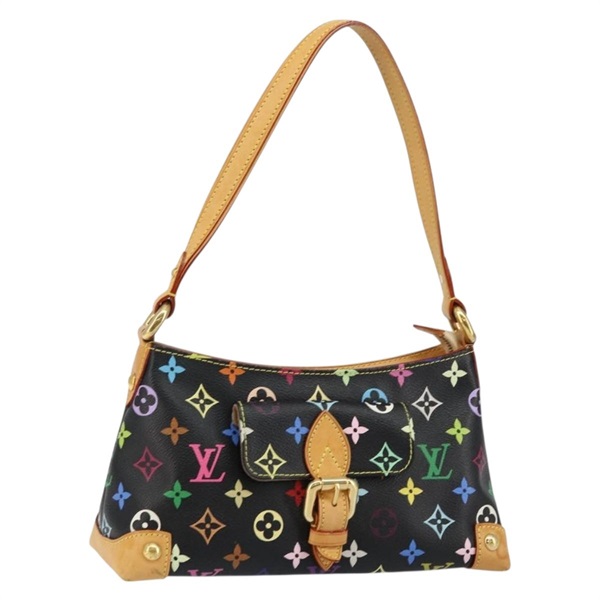 【原宿店限定】ルイ・ヴィトン LOUIS VUITTON エライザ ショルダーバッグ モノグラム マルチカラー ブラック M40099 レディース 128186V