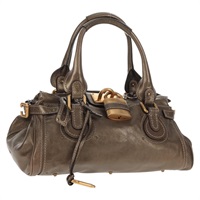 【原宿店限定】クロエ Chloe パディントン ショルダーバッグ レザー ゴールドトーン レディース am9357V