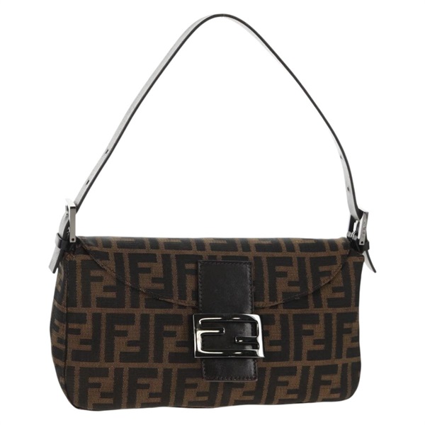 【原宿店限定】フェンディ FENDI マンマバゲット ショルダーバッグ ズッカキャンバス ブラウン ブラック レディース ki6096V