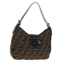 【原宿店限定】フェンディ FENDI マンマバゲット トートバッグ ズッカキャンバス ブラック ブラウン レディース 146437V