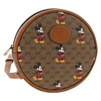 【原宿店限定】グッチ GUCCI バックパック マイクロGGスプリーム ディズニー ミニ PVC ベージュ 603730 レディース 146074M