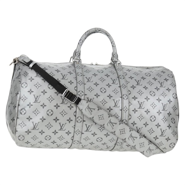 【原宿店限定】ルイ・ヴィトン LOUIS VUITTON キーポルバンドリエール50 ボストンバッグ モノグラム シルバー M43848 レディース 136294M
