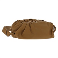 【原宿店限定】ボッテガヴェネタ BOTTEGAVENETA ボディバッグ レザー ゴールド カーキ レディース sw1602M