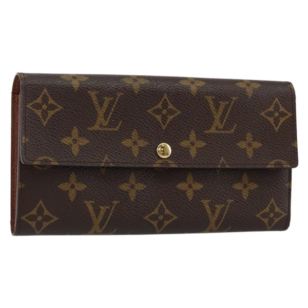 【原宿店限定】ルイ・ヴィトン LOUIS VUITTON ポシェットポルトモネクレディ 長財布 モノグラム M61726 レディース am9348V